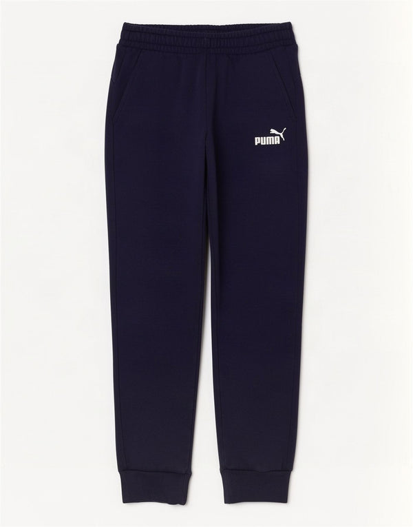 Puma Mens Tracksuit Trousers Joggers Medium Navy Blue Cotton