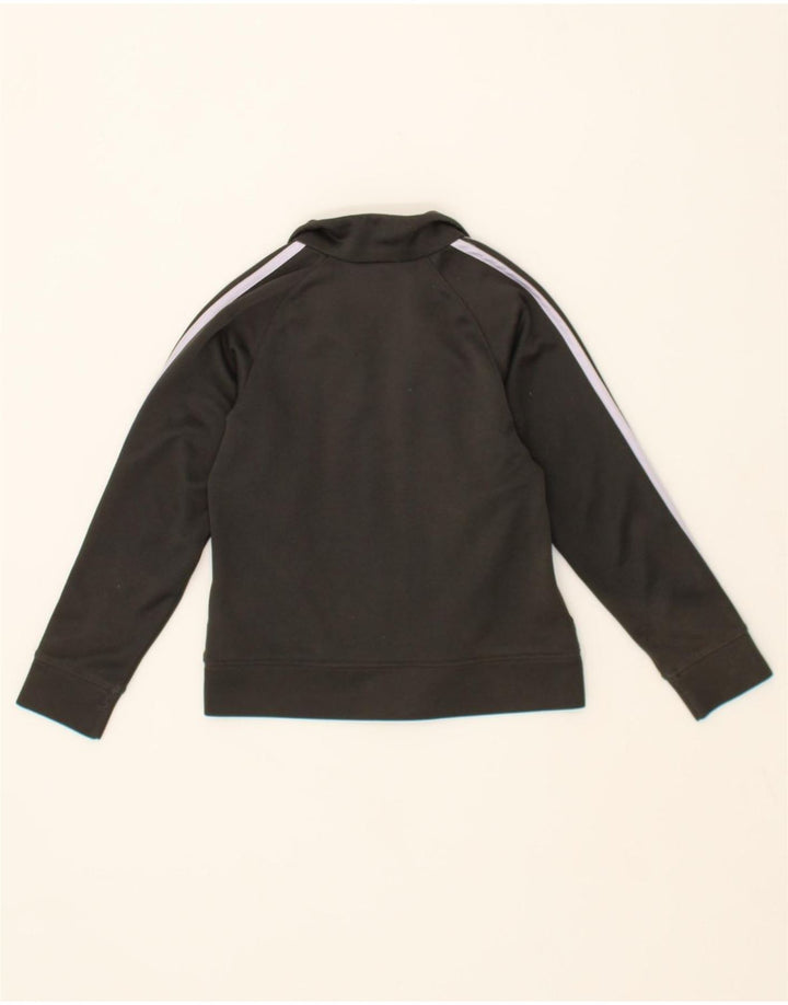 ADIDAS Girls Tracksuit Top Jacket 9-10 Years Grey Polyester Vintage Adidas and Second-Hand Adidas from Messina Hembry 
