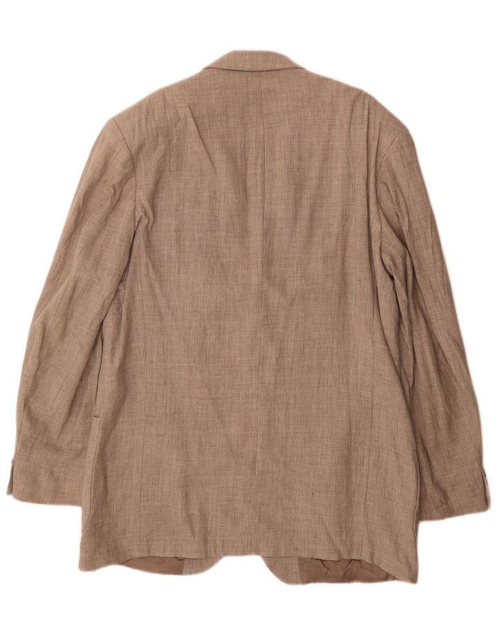 Marks & Spencer Veste blazer à 3 boutons pour homme UK 42 Grand lin beige