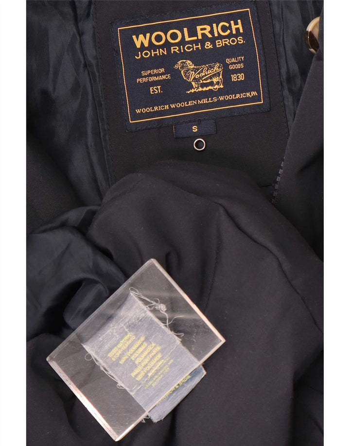 Woolrich Damen Wattierter Mantel UK 10 Small Marineblau Polyamid