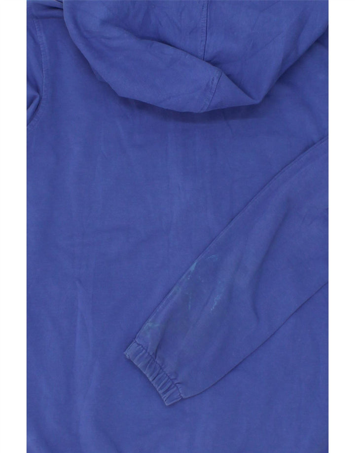 DIADORA Womens Zip Hoodie Sweater UK 6 XS Blue Cotton Vintage Diadora and Second-Hand Diadora from Messina Hembry 