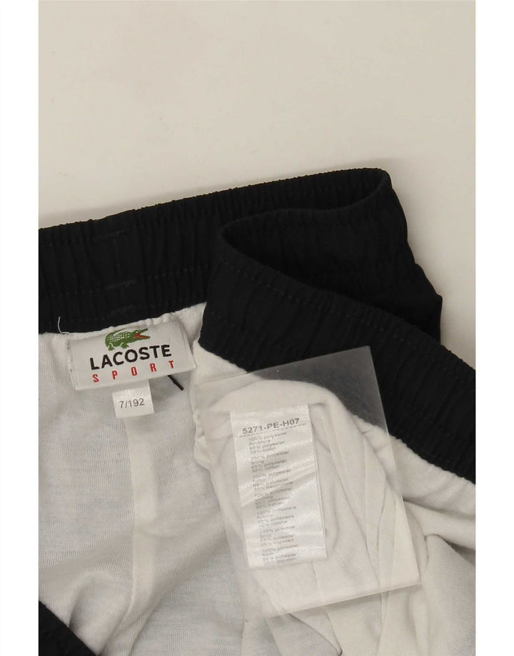 Lacoste Mens Tracksuit Trousers Joggers Large Navy Blue Polyester