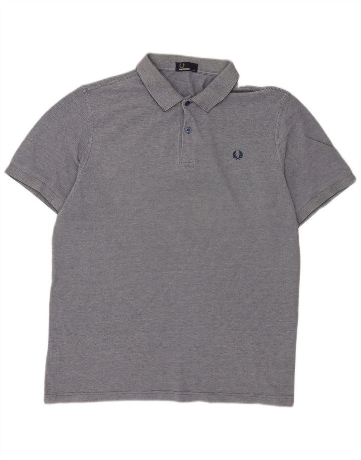 Fred Perry Mens Polo Shirt XL Blue Cotton