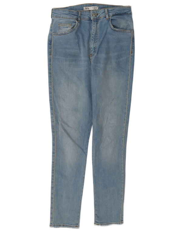 Zara Dame Skinny Jeans EU 42 Large W32 L28 Blå