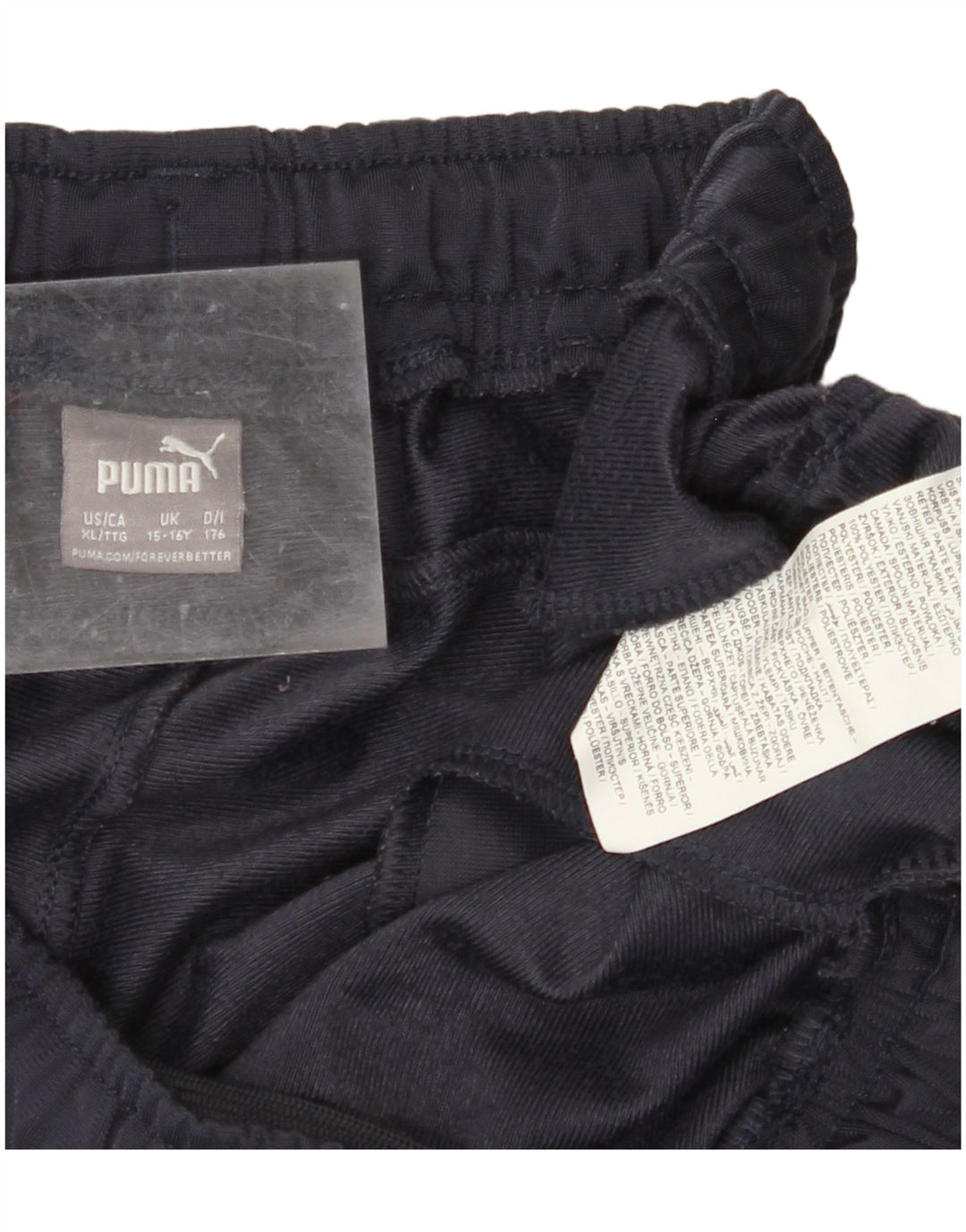 PUMA Træningsdragtsbukser til drenge 15-16 år Marineblå polyester