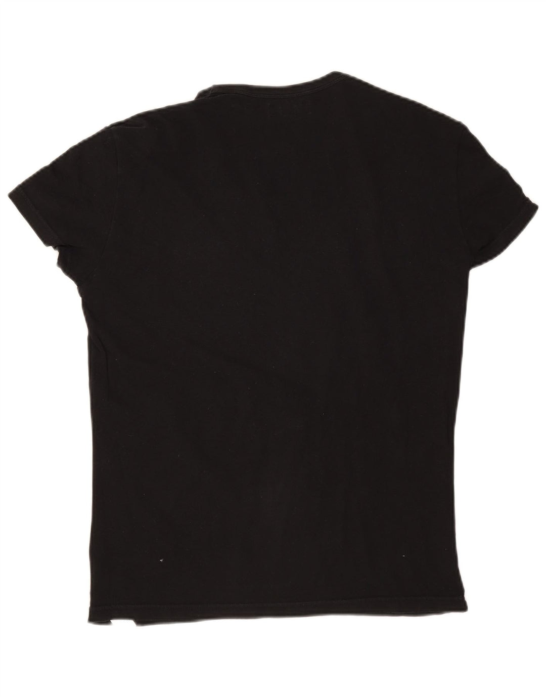 Emporio Armani Mens T-Shirt Top Medium Black Cotton