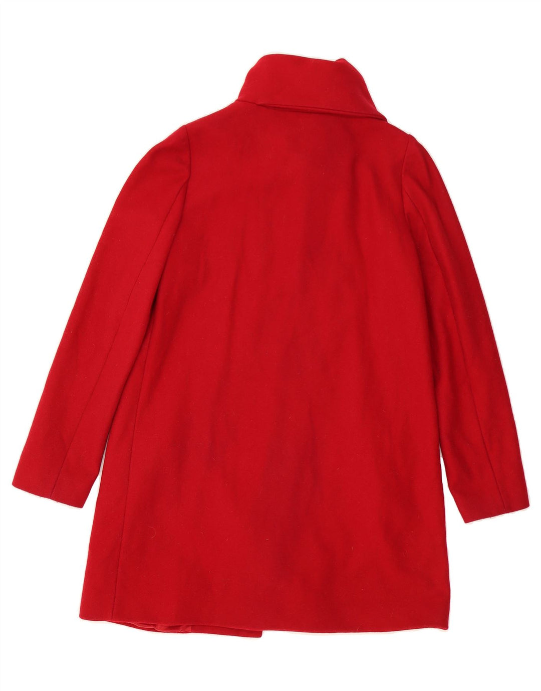 BENETTON Womens Overcoat IT 44 Medium Red Wool Vintage Benetton and Second-Hand Benetton from Messina Hembry 