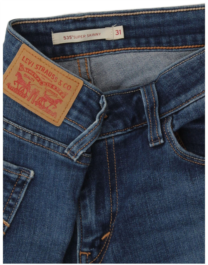 LEVI'S Womens 535 Super Skinny Jeans W31 L26  Blue