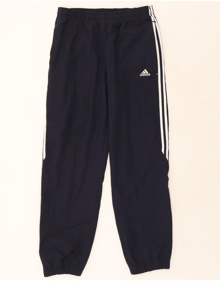 Adidas Mens Treino Calças Joggers Médio Azul Marinho Poliéster