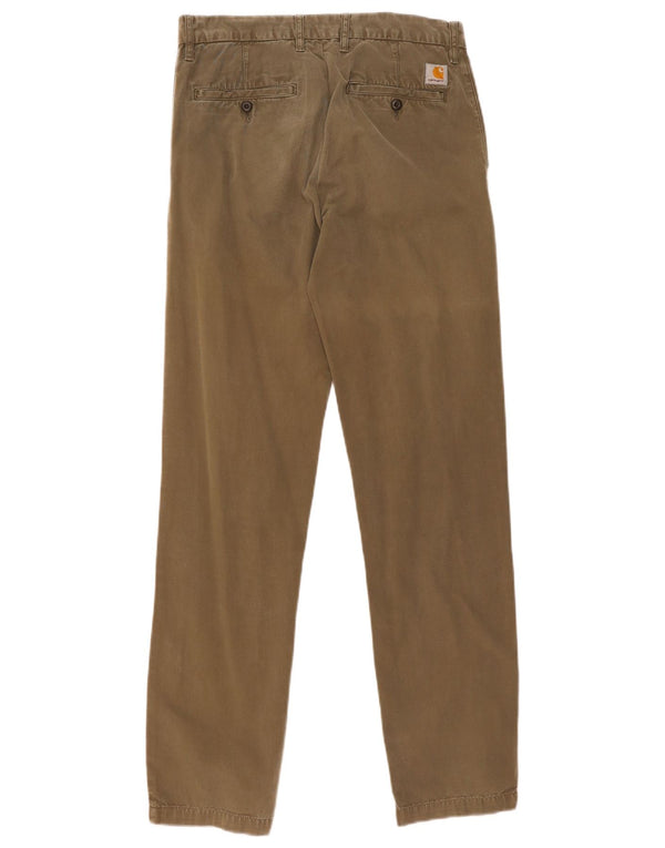 Мужские брюки-чиносы Carhartt W28 L32 цвета хаки, хлопок