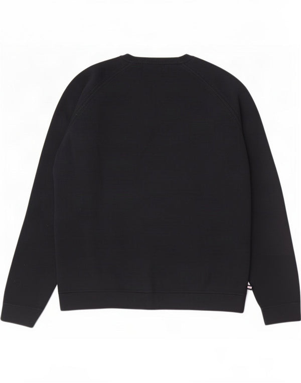 Marks & Spencer - Jersey de cuello redondo para hombre, color azul, XL, algodón azul marino