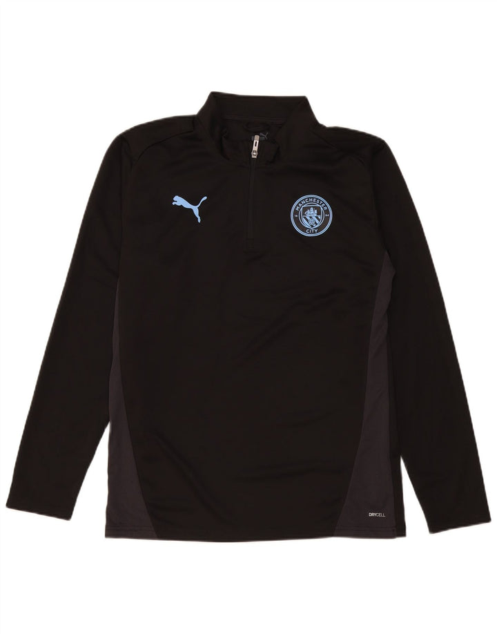 Maglia da tuta da uomo Puma Manchester City Pullover Medium Black Colourblock