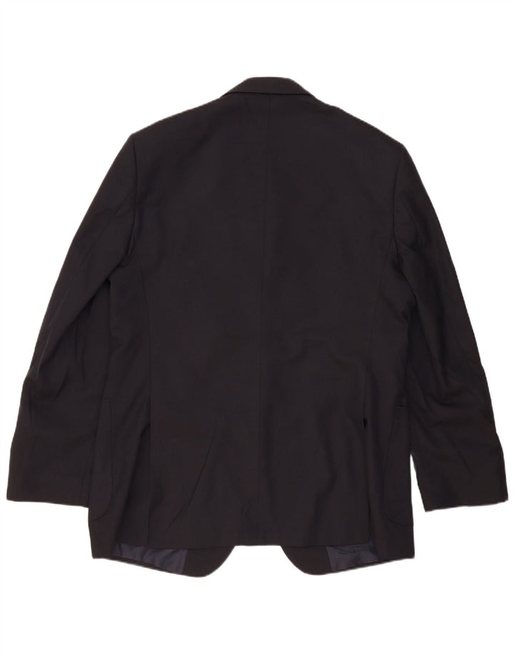 Marks & Spencer Herre lang 2-knaps blazerjakke UK 44 XL Navy Blue