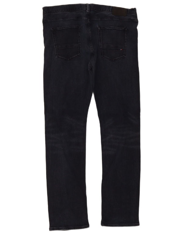Blugi drepti pentru bărbați Tommy Hilfiger Denton W36 L32 bumbac bleumarin