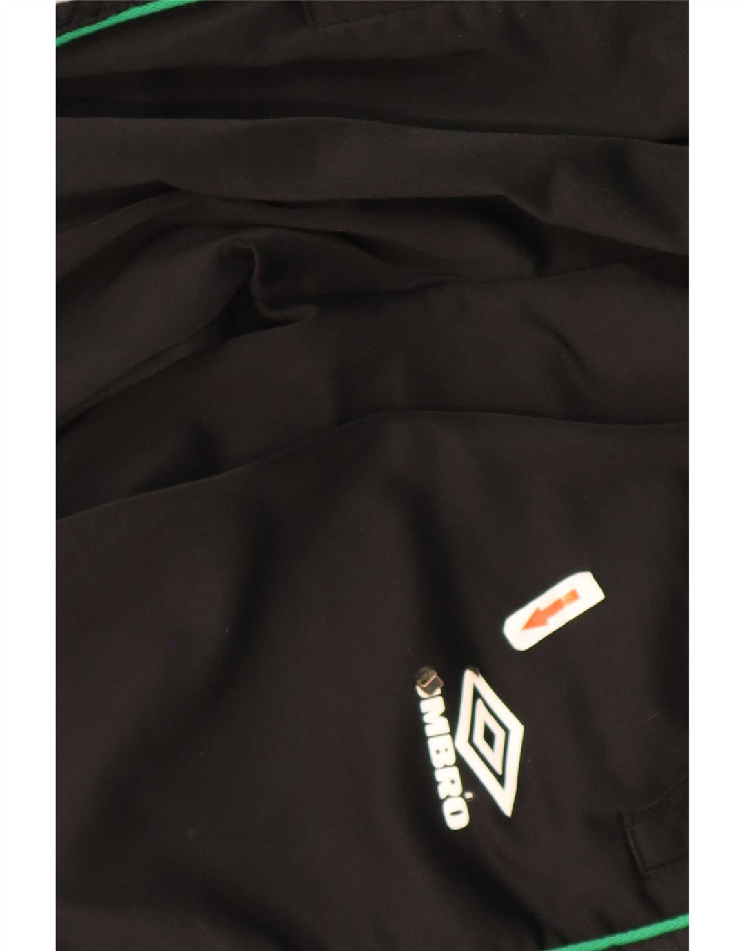 Pantaloni da tuta con grafica Umbro da uomo, grandi, in poliestere color block nero