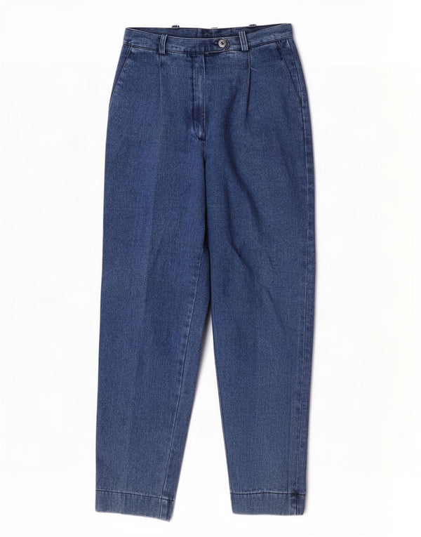 Vintage lige jeans til kvinder IT 44 Medium W28 L29 Blå Bomuld