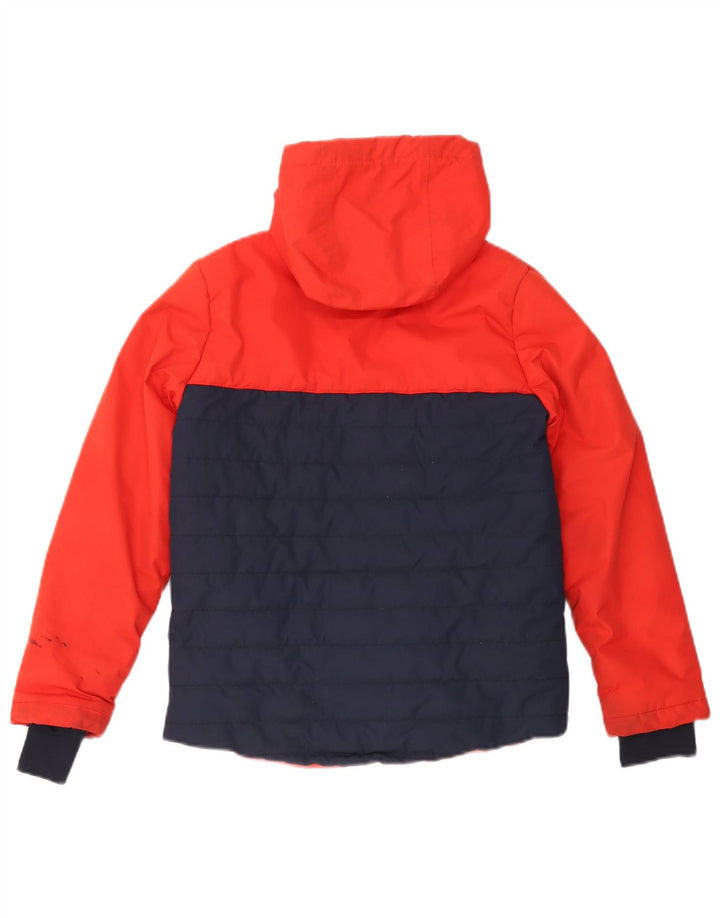 Ellesse Boys Polstret Hættejakke 10-11 År Rød Colourblock Polyester