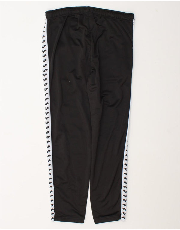 Arena Womens Graphic Tracksuit Trousers UK 16 Large Black Colourblock
