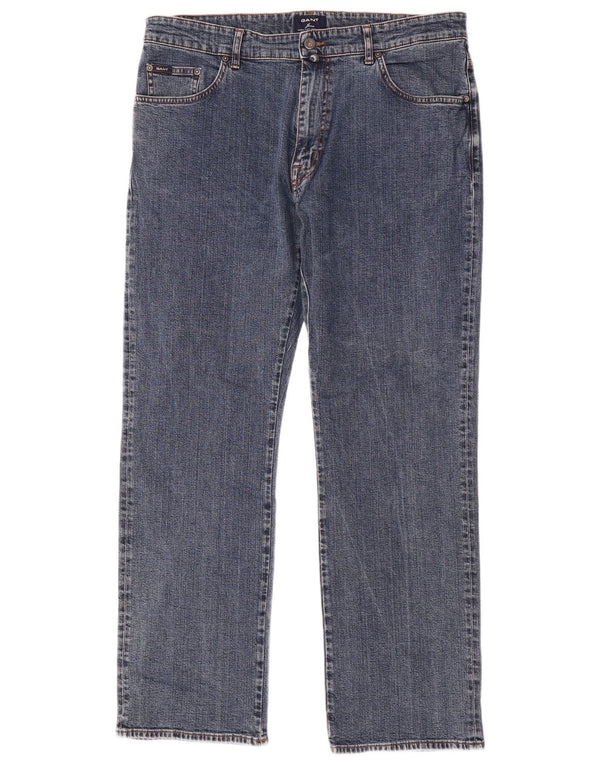 Gant Blugi Drepți, Jason Regular Fit, Bărbați, L38 L32, Bumbac Albastru