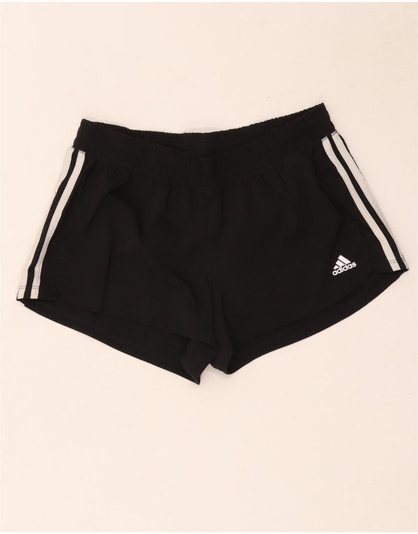 Adidas Damen Aeroready Sport Shorts UK 12/14 Medium Schwarz Polyester