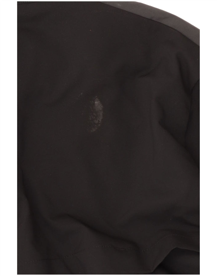 Nike Mens Dri Fit Tracksuit Top Jacket Medium Black Colourblock Polyester