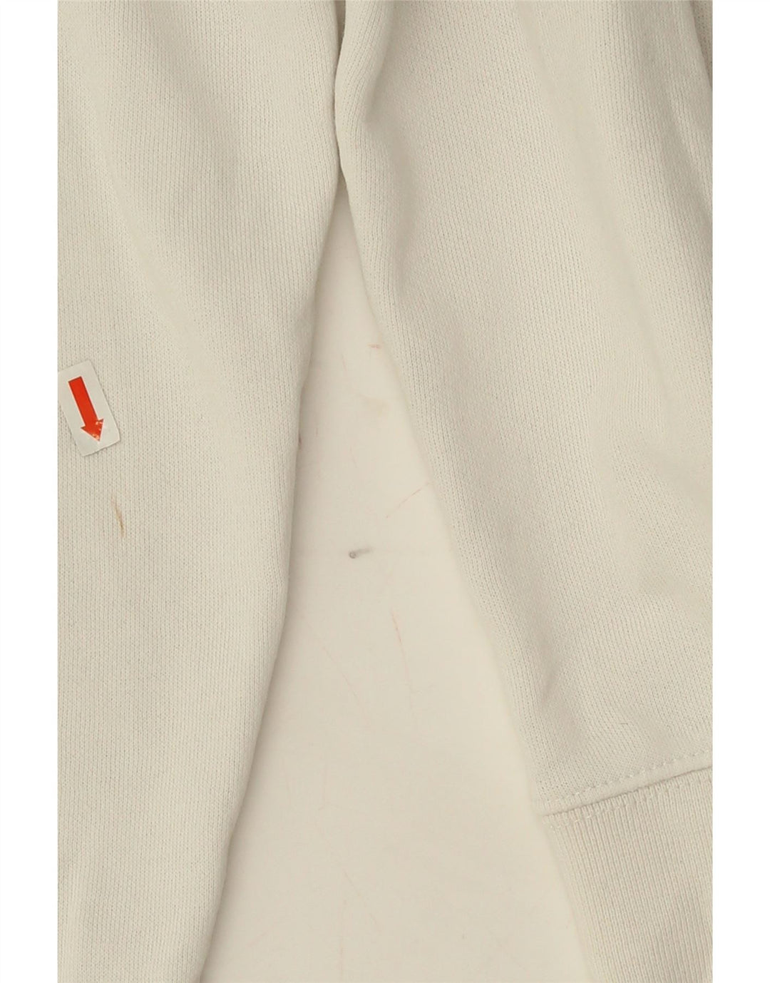 Champion Womens Oversized Hoodie Jumper UK 10 Small White