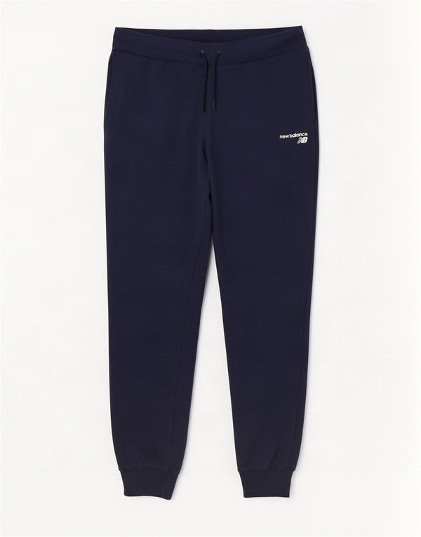 Calça de treino masculina New Balance Joggers 2XL algodão azul marinho