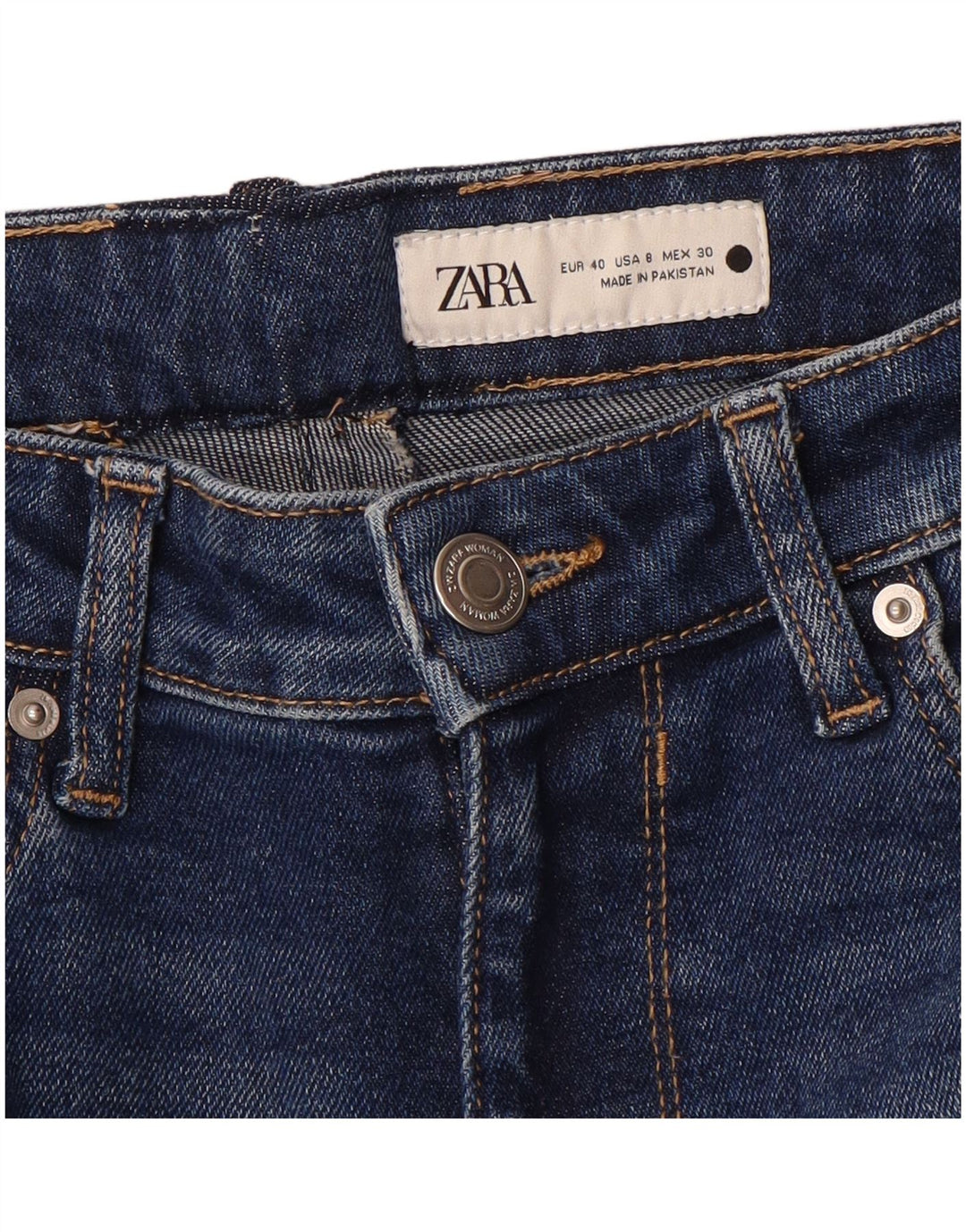 Zara Womens Skinny Jeans EU 40 Medium W30 L28 Blue