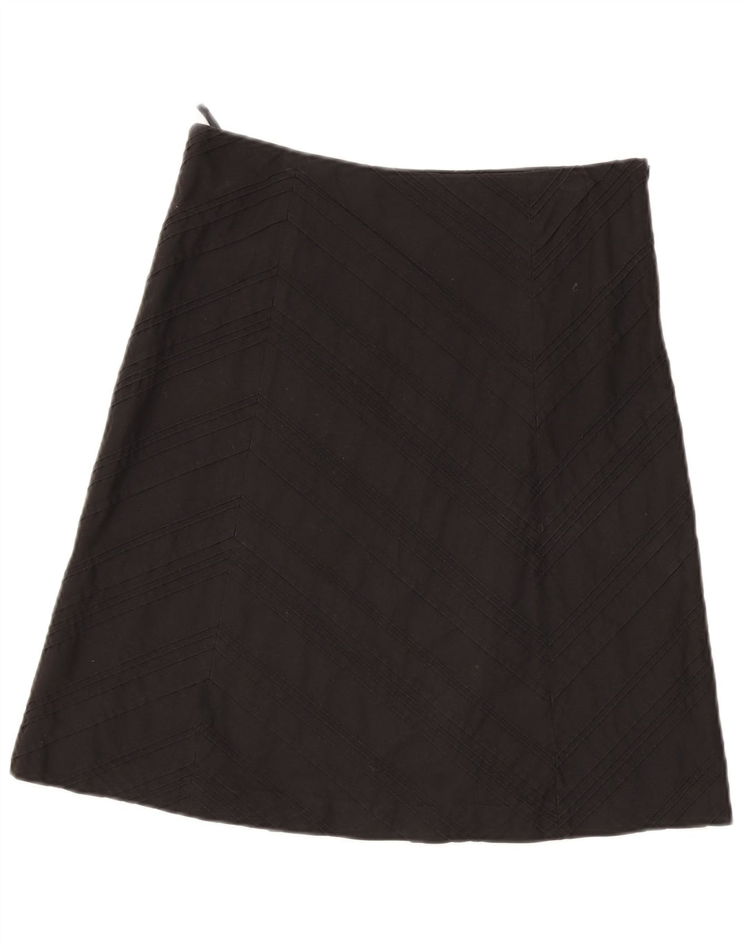 Esprit Womens A-Line Skirt UK 10 Small W30 Black Cotton