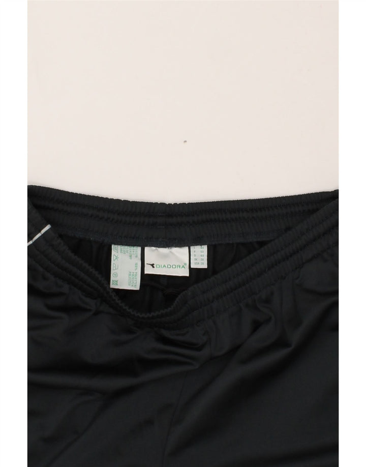 DIADORA Mens Tracksuit Trousers UK 38 Medium Black Polyester Vintage Diadora and Second-Hand Diadora from Messina Hembry 