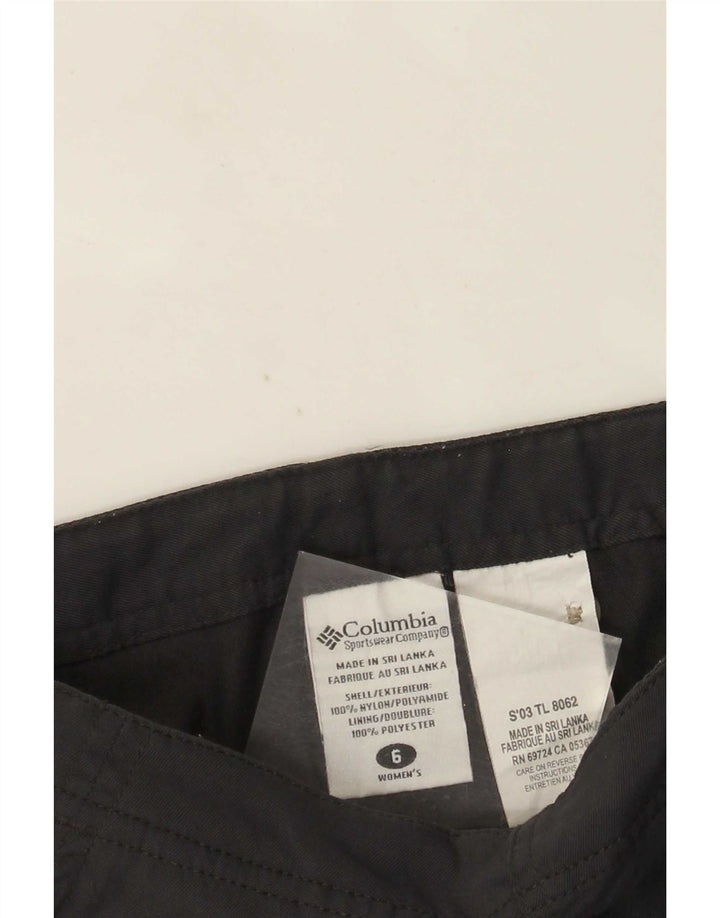 Columbia Womens Straight Trousers US 6 Medium W26 Grey Nylon