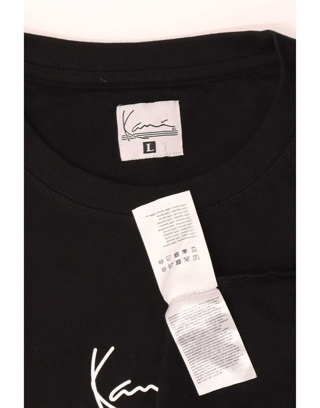 Karl Kani T-Shirt Homme Haut Large Noir Coton