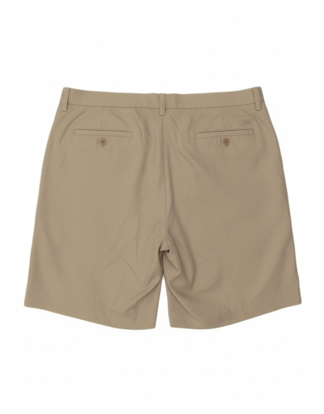 IZOD Mens Chino Shorts W40 XL Beige Polyester