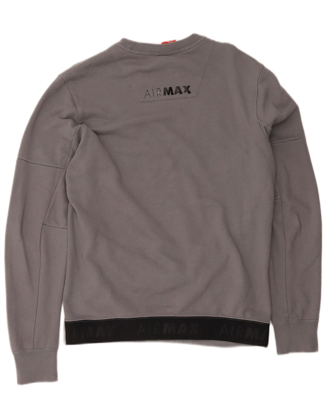 Nike Mens Air Max grafikus pulóver pulóver közepes szürke pamut