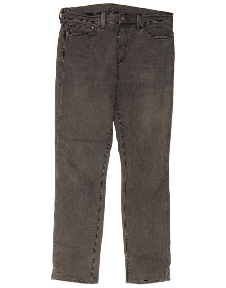 Levi's Mens 511 Slim Jeans W36 L34 Grey Cotton