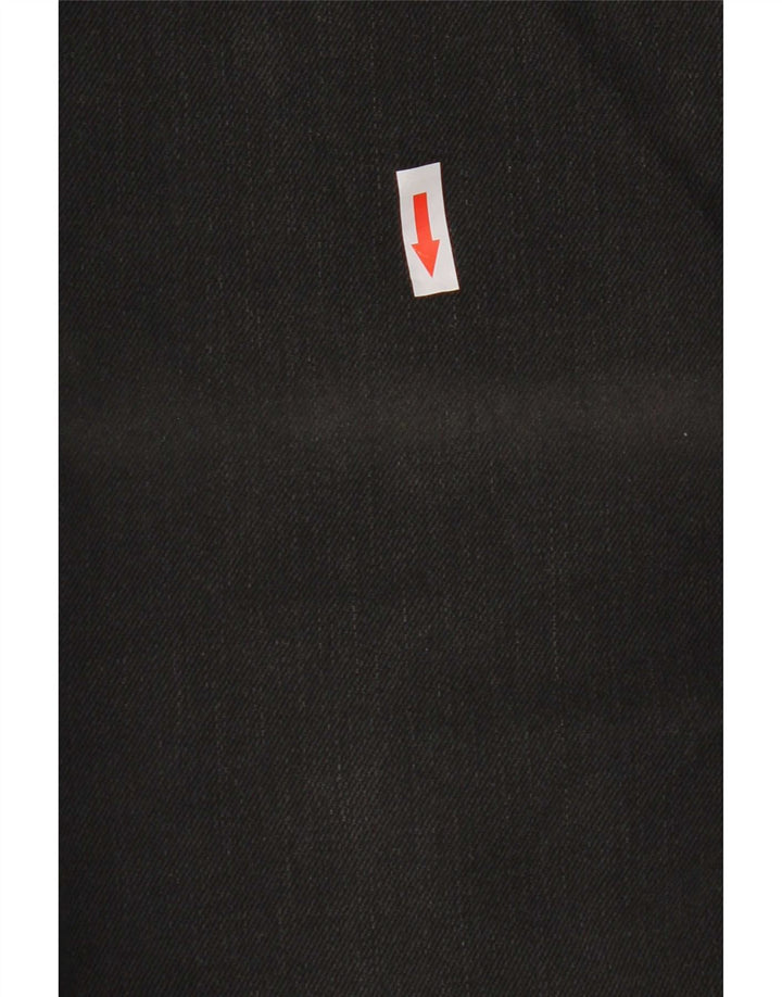 Hugo Boss Mens Straight Jeans W32 L34 Black Cotton