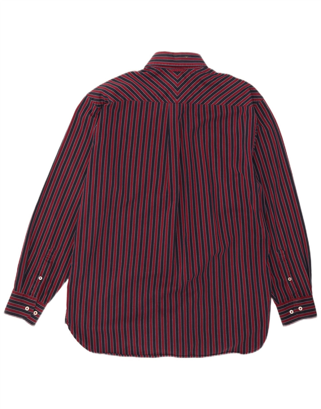 Tommy Hilfiger Chemise Homme Petit Coton Rayé Rouge