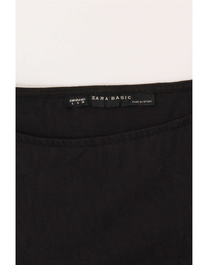 Женское платье Bubble Zara UK 16, большое черное