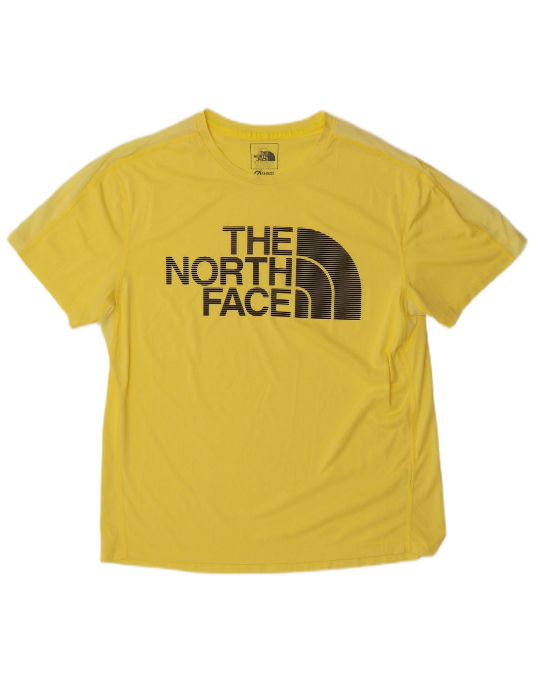 Męski T-shirt z grafiką The North Face, średni żółty