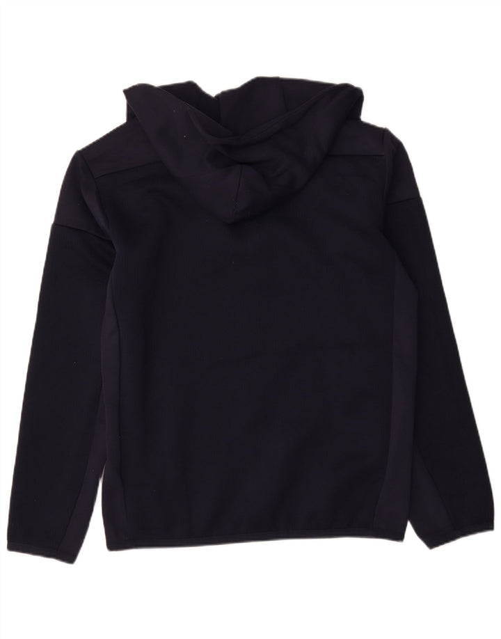 Adidas Hættetrøje med lynlås til mænd Medium Marineblå Colourblock Polyester
