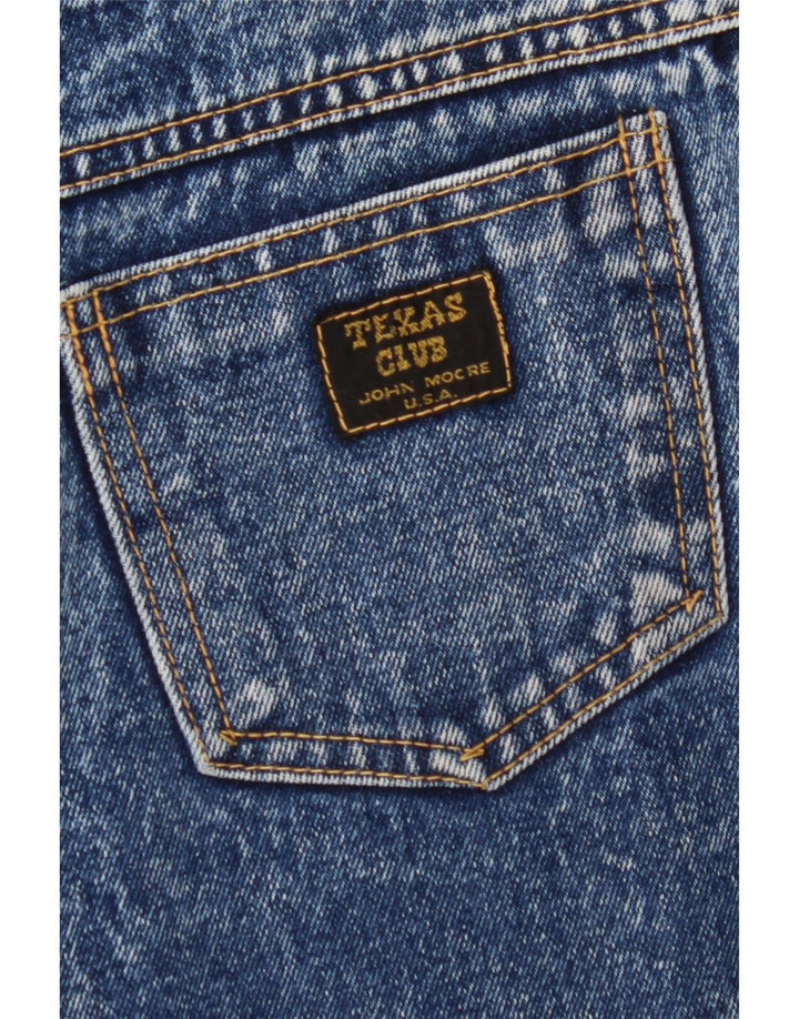 VINTAGE Womens Denim Skirt W32 Large Blue