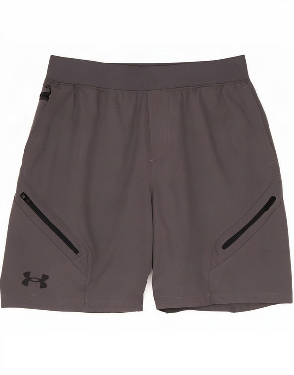Under Armour Mens Cargo Sport Shorts Large Grey