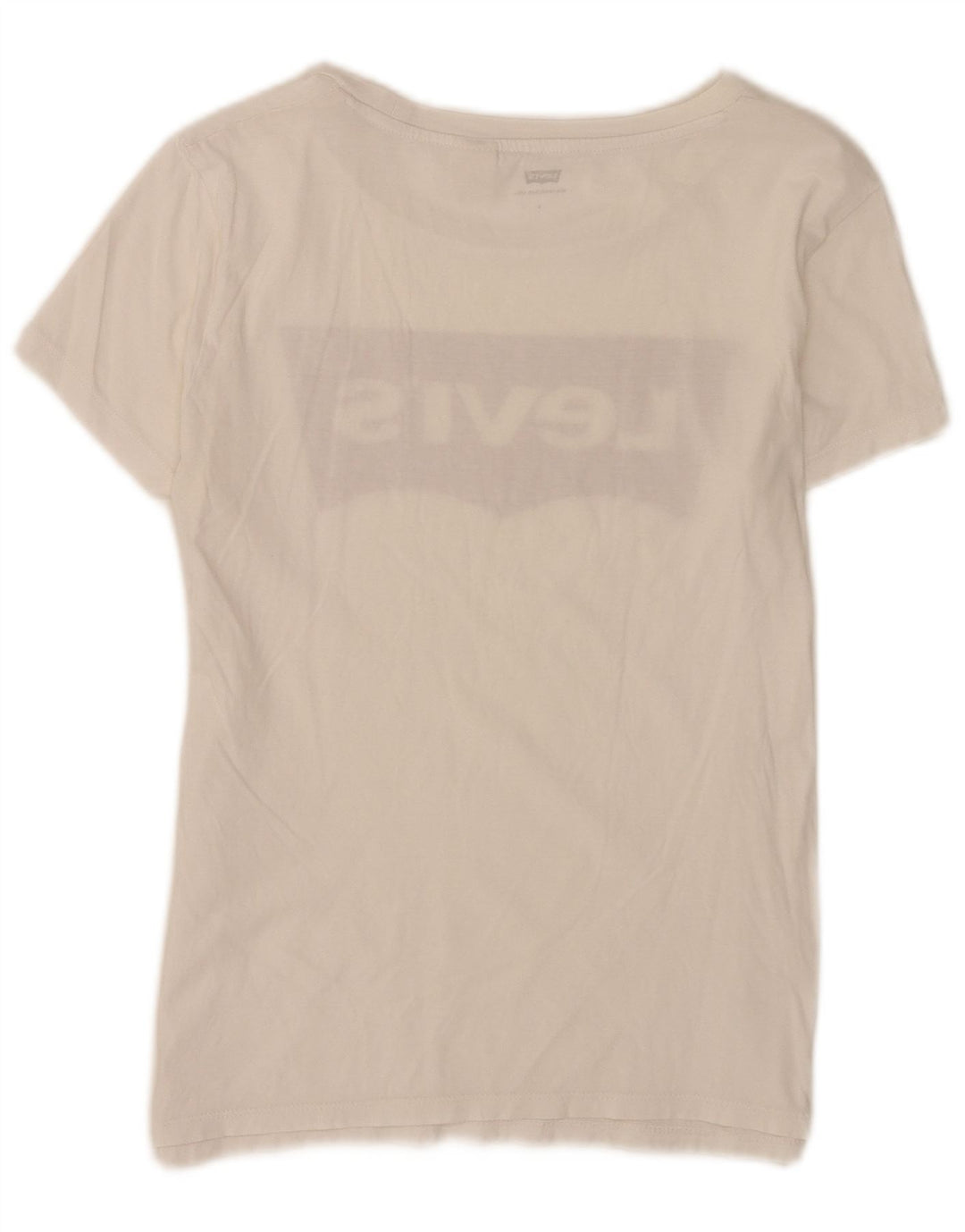 T-shirt grafica da donna Levi's Top UK 10 piccola bianca