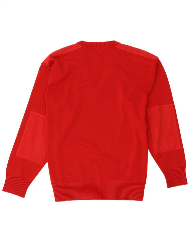 Paul & Shark Herre V-hals sweater XL rød uld