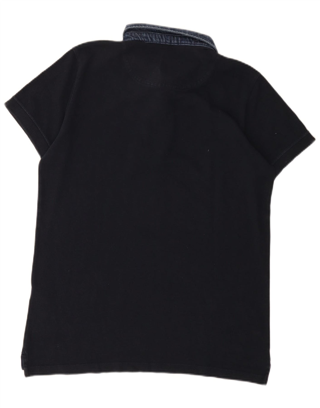 Diesel Mens Polo Shirt 2XL Navy Blue Cotton