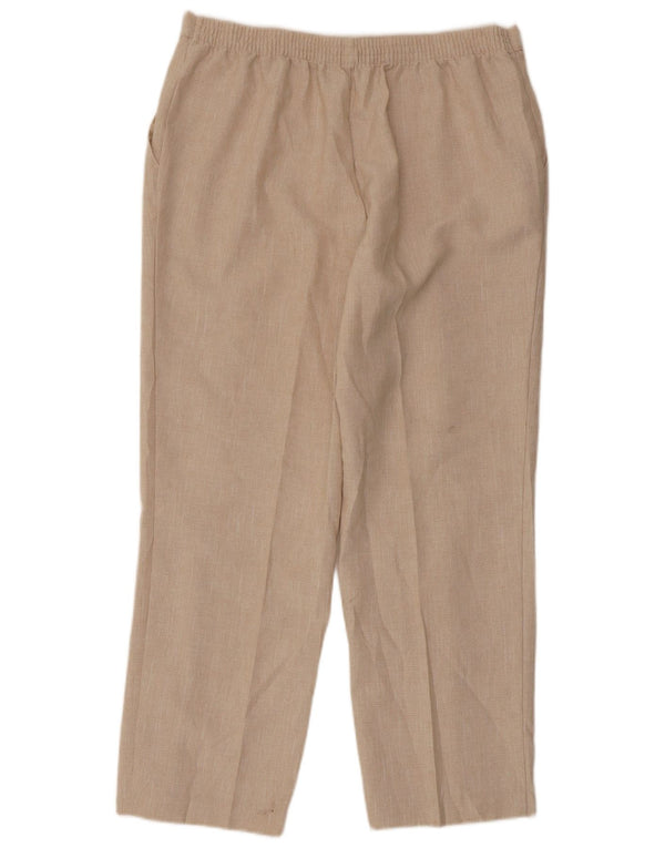 Marks & Spencer Damen Gerade Freizeithose UK 16 Large W32 L26 Beige
