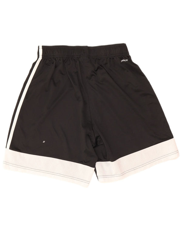 Pantaloncini sportivi Adidas Aeroready da donna UK 12 Medium Black Colourblock