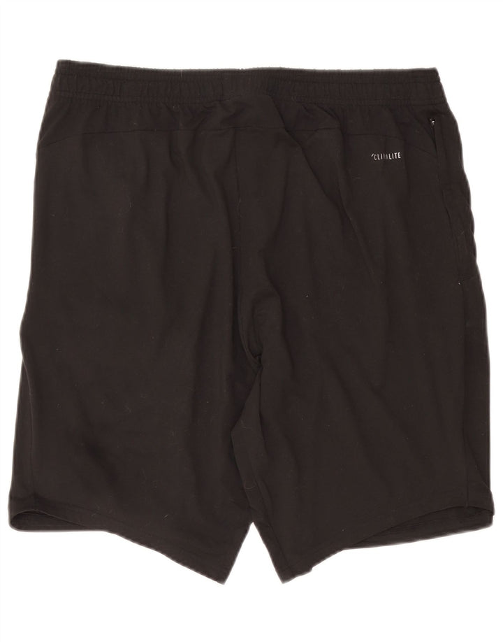Adidas Mens Climalite Sport Shorts Large  Black Polyester