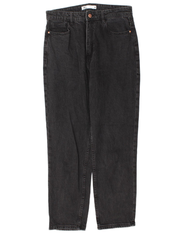 Blugi conici pentru femei Zara EU 40 Medium W30 L28 Gri
