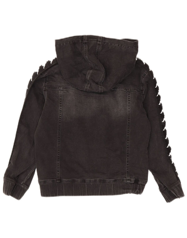 Kappa Boys Graphic Chaqueta Vaquera Con Capucha 7-8 Años Gris
